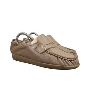 Sas Shoes Womens 10 Loafer Classic Slip On Moccasin Mocha Comfort Handsewn USA